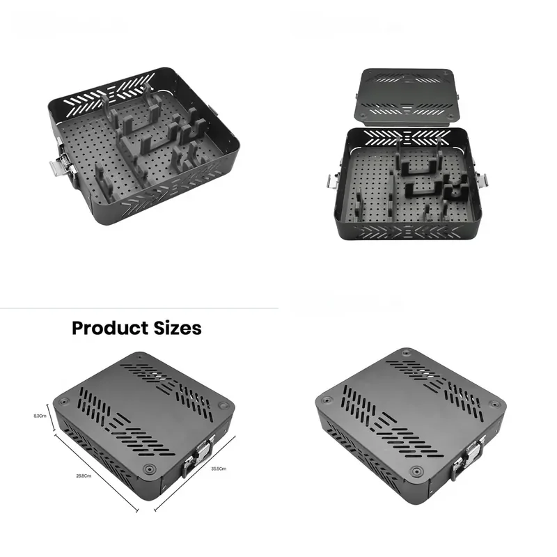 for Wholesale Veterinary Orthopedic Surgical Drill Sterilization Box Mini Multifunctional Storage Case  Surgical Instruments