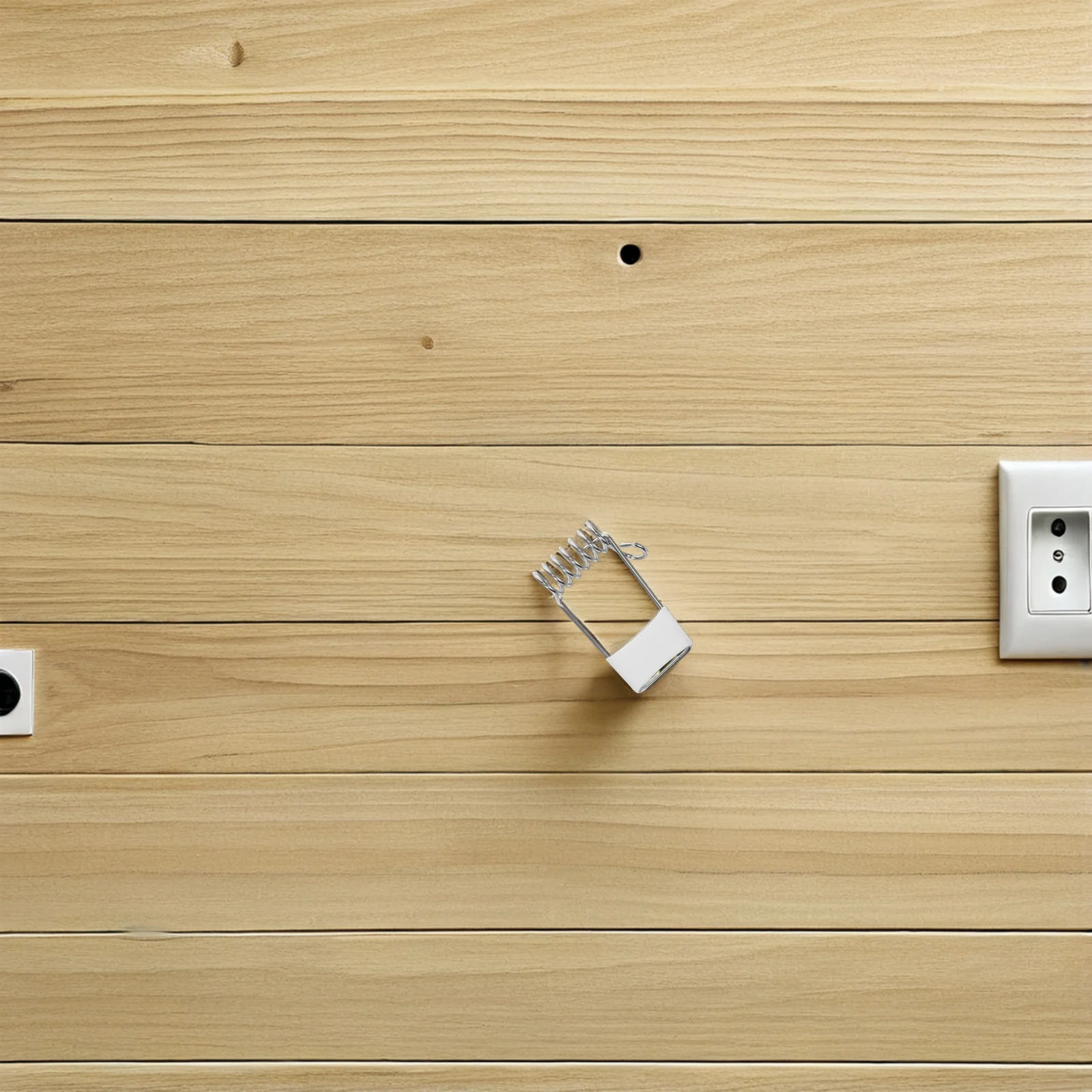 

30Pcs LED Panel Light Spring Clip Injection Molded High Hardness Ceiling Lamp Spotlight Fixed Circle Clip Silver