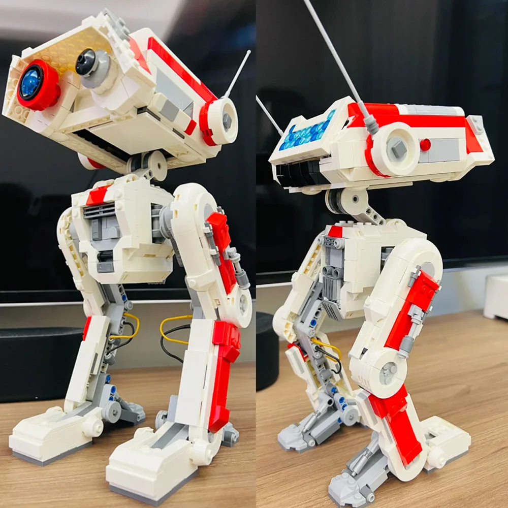 

Star Movie Bricks Fallen Order BD-1 Intelligent Technical Robots Compatible 75335 Building Blocks Toys Children Christmas Gift