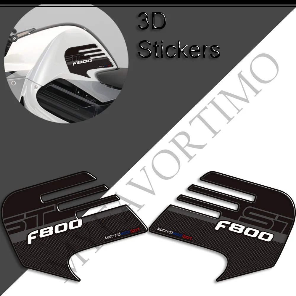 

For BMW F800ST F 800 S ST F800 F800S Stickers Decals Protector Gas Fuel Oil Kit Knee Screen Wind Deflector Tank Pad Side Grips