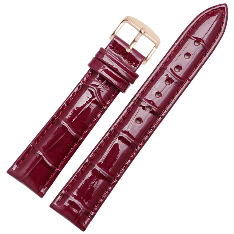 Genuine Leather Watch Strap for Tissot Titus Folli Follie Soft and Comfortable Women Watch Band Accessories 14 16 18 20mm