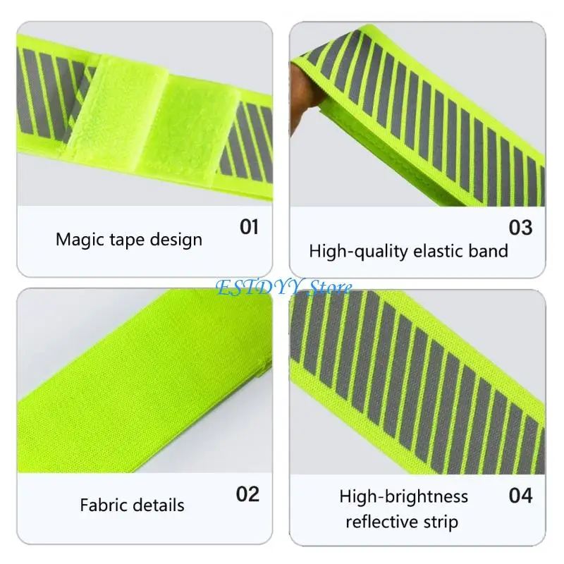 G6DE 反射リストストラップ アウトドア リストバンド スポーツ キャンピングカー ジョギングに不可欠