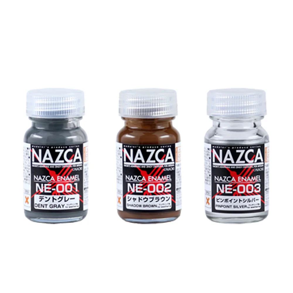 

10ml NE001~003 NAZCA Models Weathering Enamel Paint For DIY Handcraft Military Tank Ship Plane Soldier Coloring Building Tool