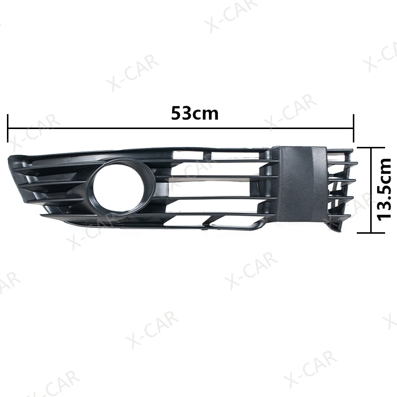 Front Bumper Fog Lamp Grille Foglight Cover Frame For VW Passat B5 W8 2001 2002 2003 2004 2005 3B0853665L 3B0853666L view 3