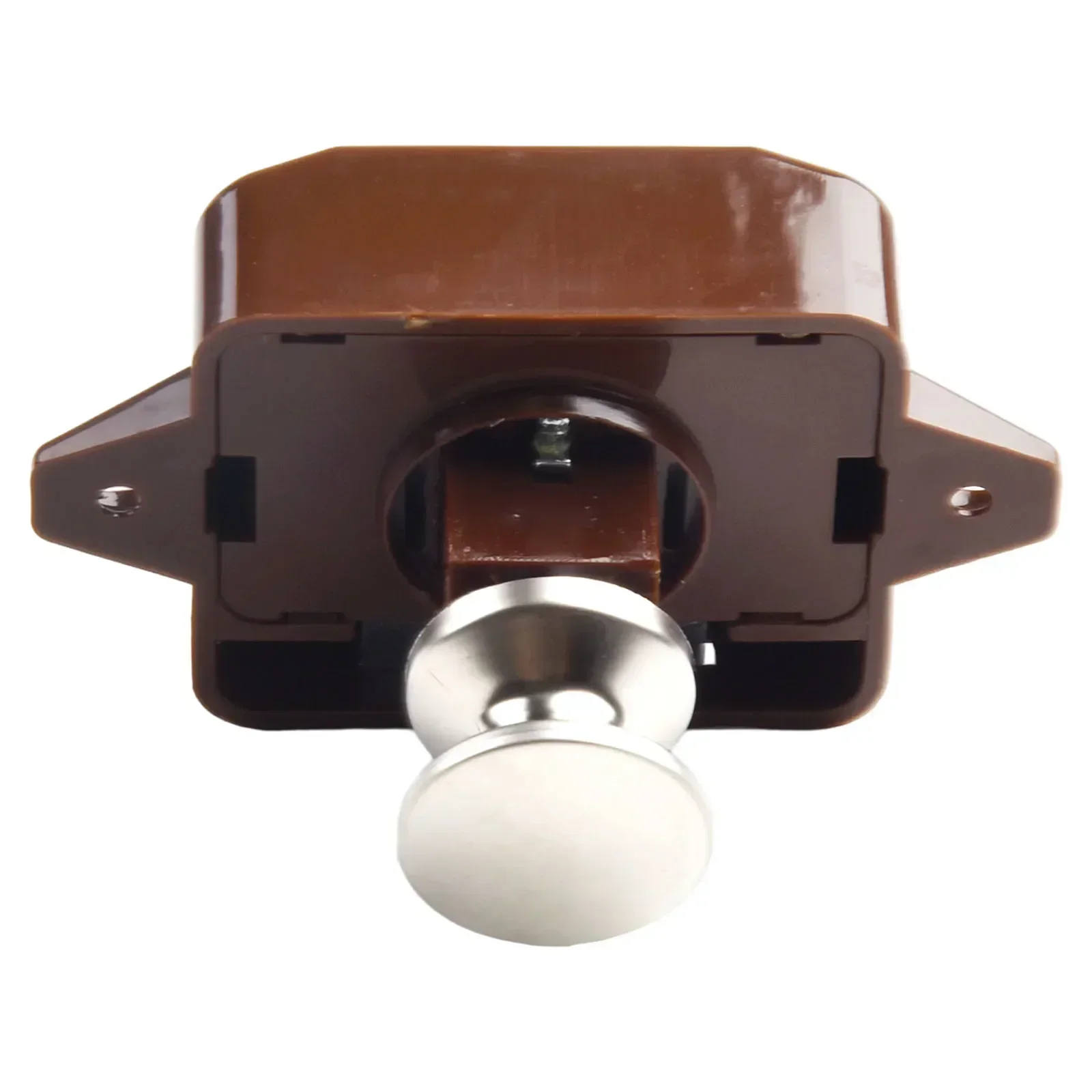 Cupboard Door Lock, Push Button Catch for RV Motorhome Cabinet, Easy to Install and Use, Ensure Safety on the Road