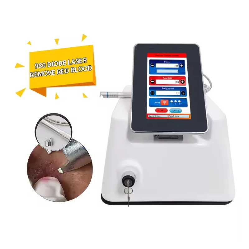

Diode Laser 980nm Spider Vein Removal Machine Diode Laser Physiotherapy Vascular Nail Fungus Treatment Device