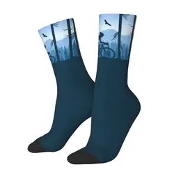 MTB Mountain Bike Dress Socks Men Women Warm Fashion Cycling Bicycle Cyclist Crew Socks