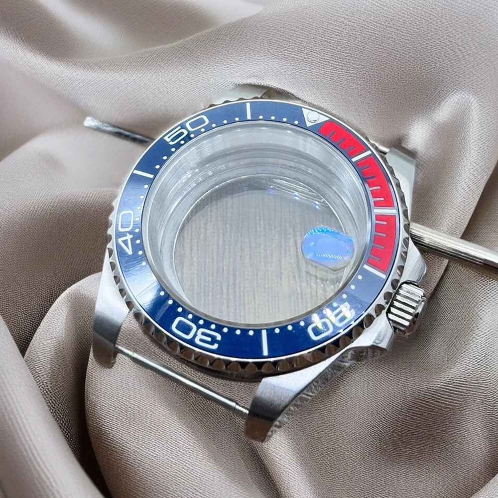 Quadrante in ceramica zaffiro da 285 mm 40 mm GMT SUB cassa lunetta orologio in oro NH34 NH35 NH36 NH38 NH39 NH70 movimento