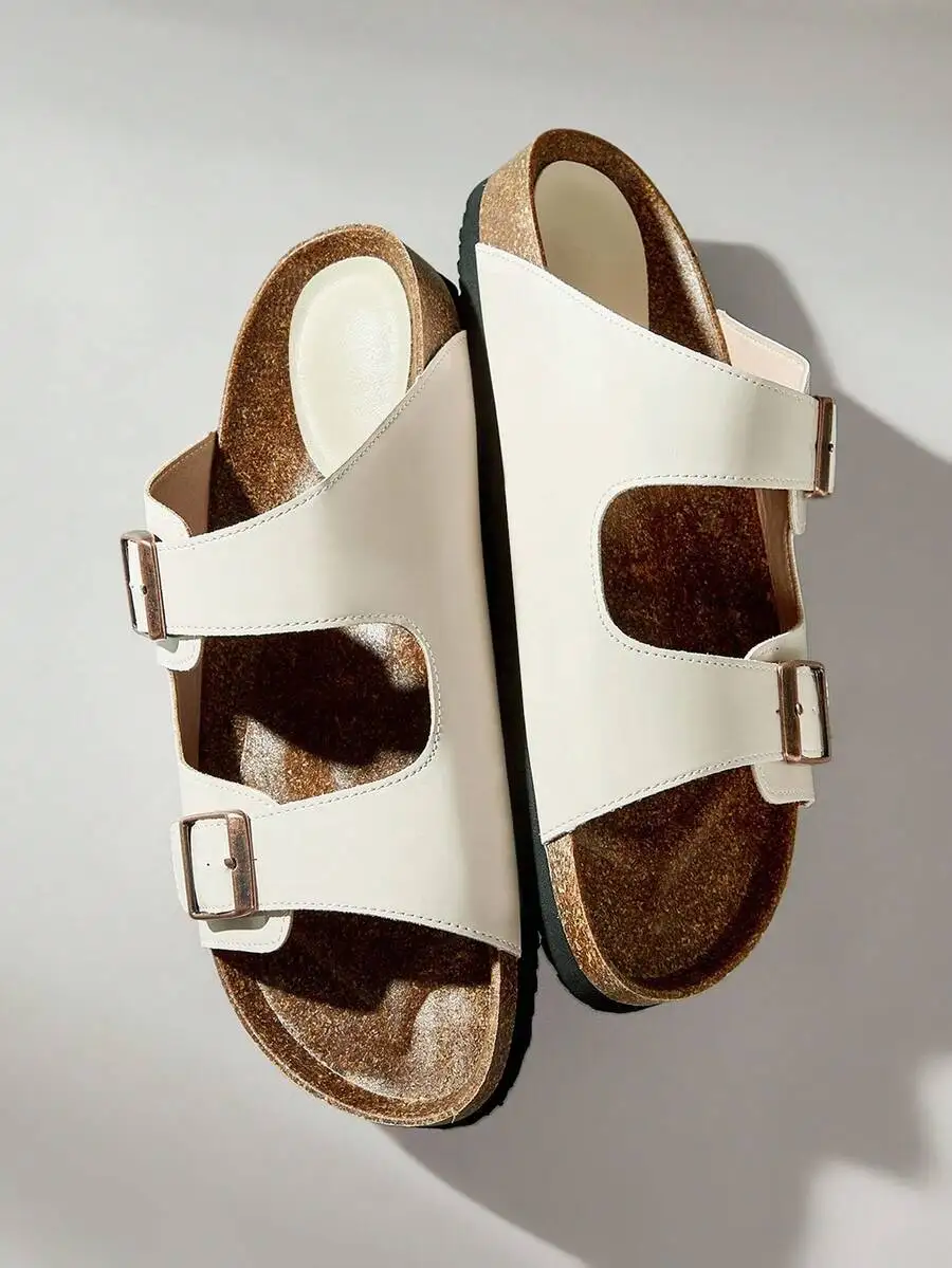 

Solecia Stylish Men's Thick Sole Mule Slippers, backless slip-on casual sandals indoor outdoor daily footwear.