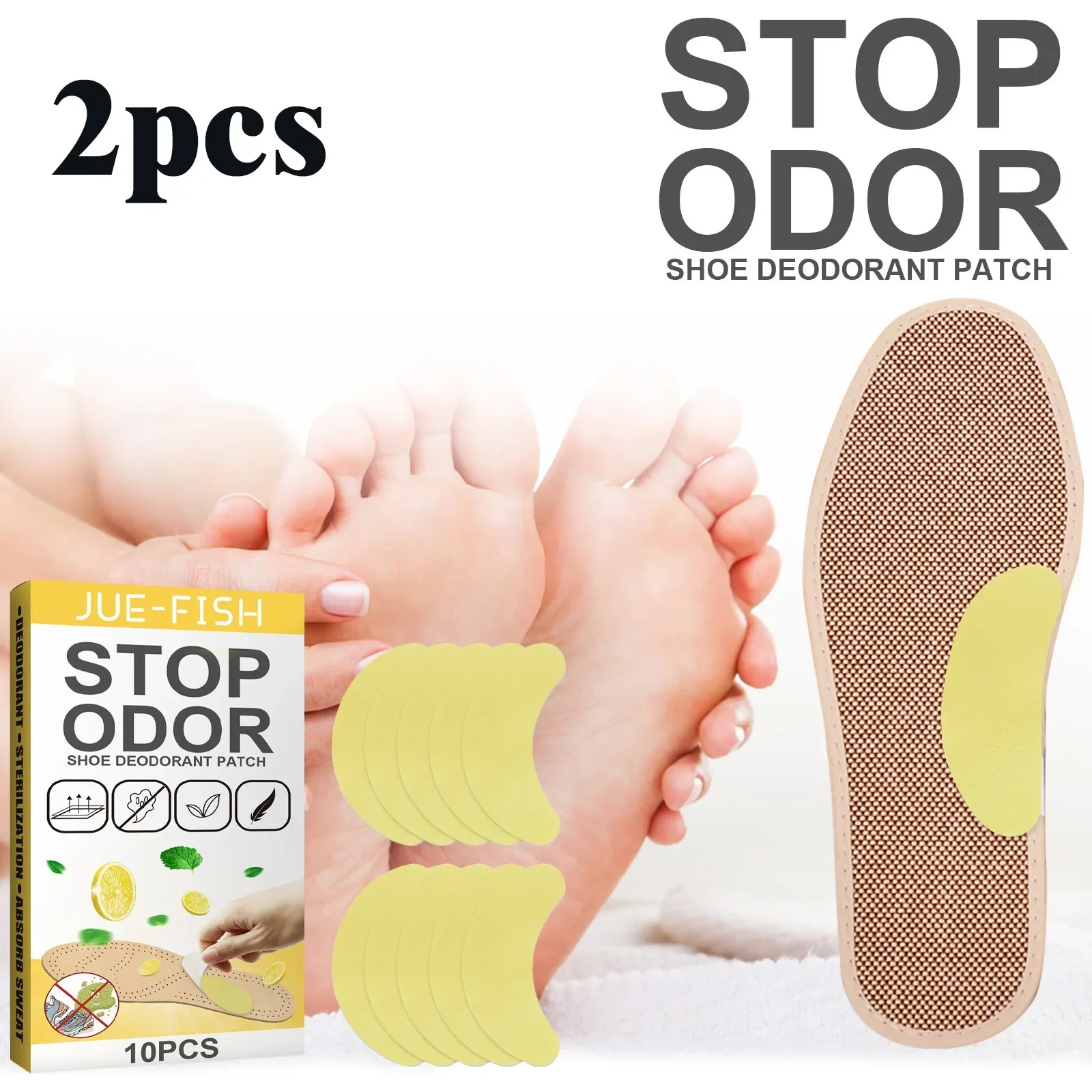 

2 коробки со скидкой, 20 штук свежей спортивной обуви против запаха и пота стопы с наклейками на гладкую стельку