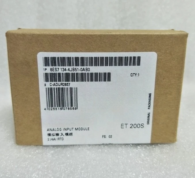 

Brand New Original 6ES7134-4JB51-0AB0 ET-200S Analog Input Fast delivery