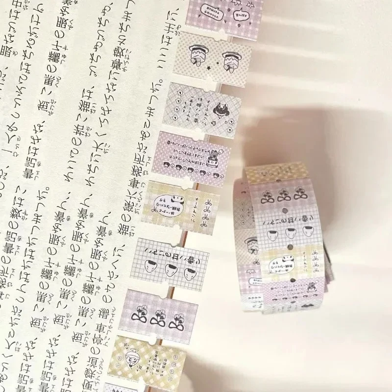 

Fashion Cartoon Scrapbook Index Tab Memo Pad Cute Retro Japanese Sticky Note Mini DIY Decor Stationery Book Page Mark Sticker