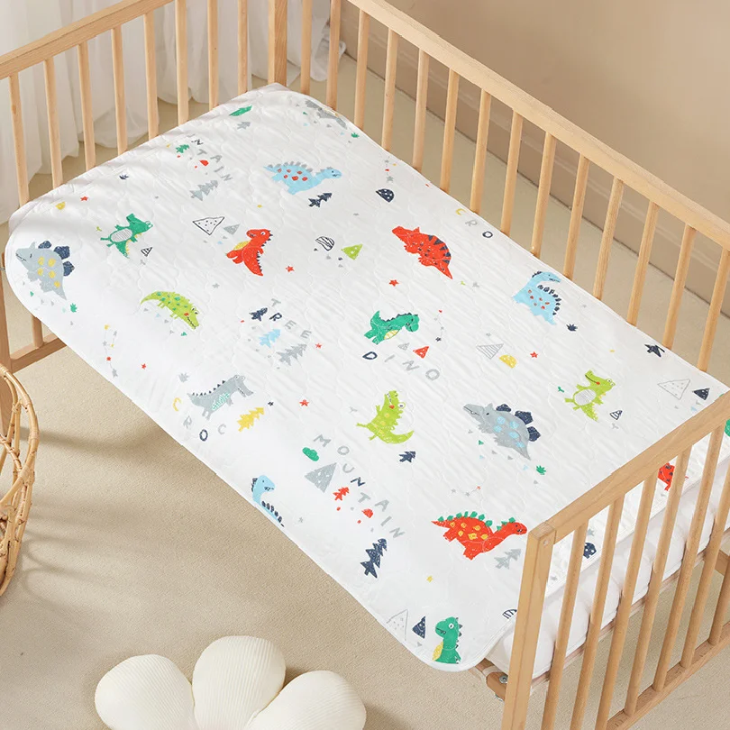 Baby Bed Sheet 100% Cotton Crib Fitted Sheet Soft Baby Bed Mattress Cover Protector