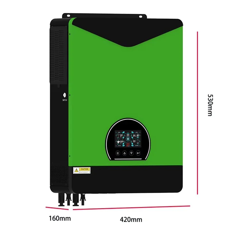 # TTN TTN-GAS 1kW Hybrid 48VDC Inverter 24V MPPT Solar+Grid Charger 120A 93% Efficiency Single Phase Output Global Support 1 Yea