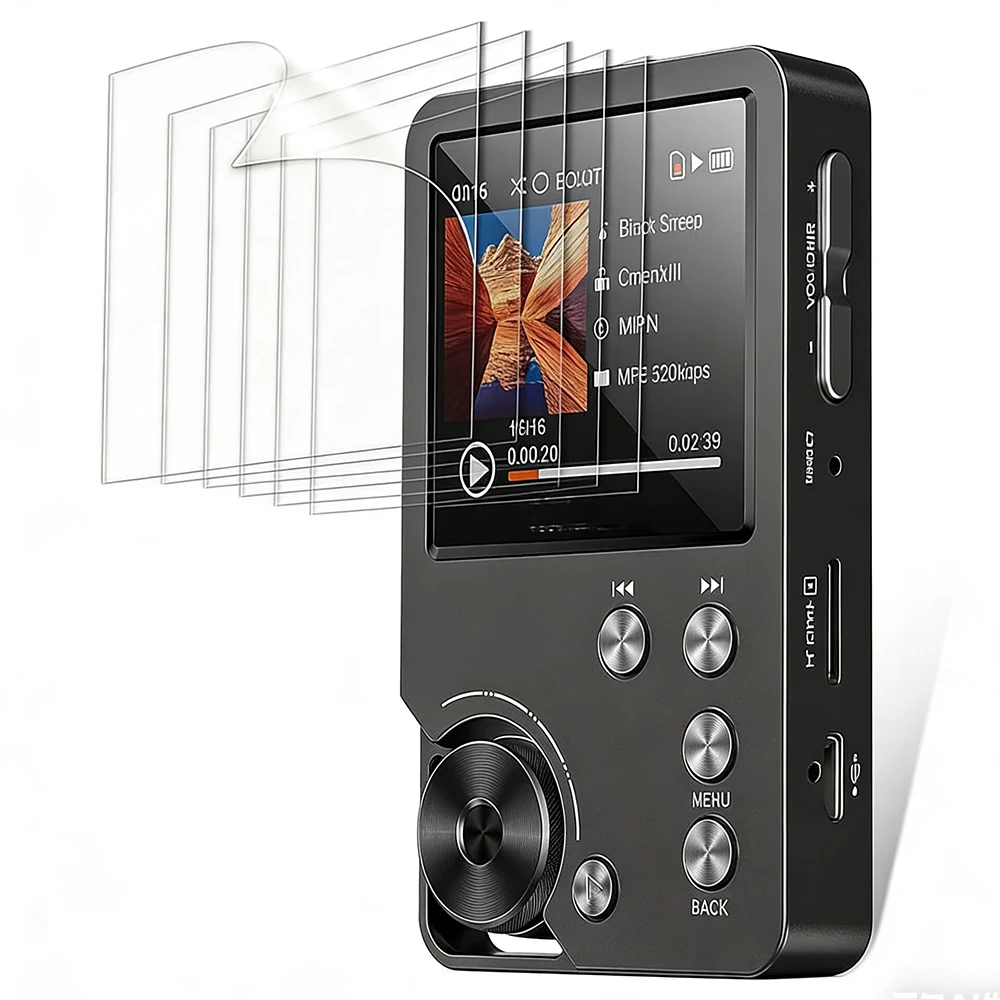 MP3 플레이어/MECHEN-M30/HiFi/MECHEN M30 HiFi용 64GB 보호 화면 보호 장치가 포함된 2-5 PCS HD 풀 유압 하이드로겔 필름