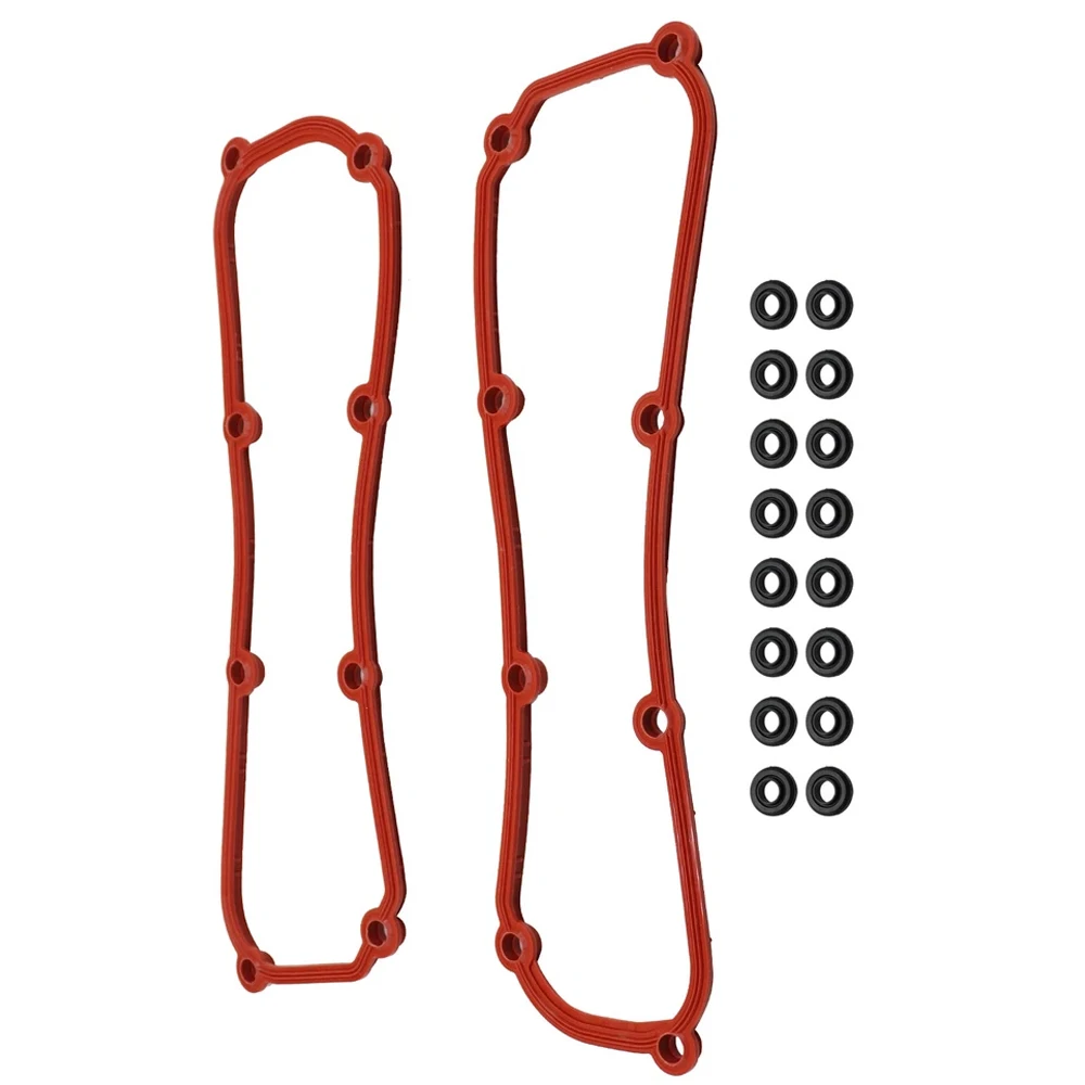 بديل مناسب تمامًا - مجموعة حشية غطاء الصمام VS50599R مكونة من قطعتين متوافقة مع كرايسلر مينيفانز وجيب رانجلر #2