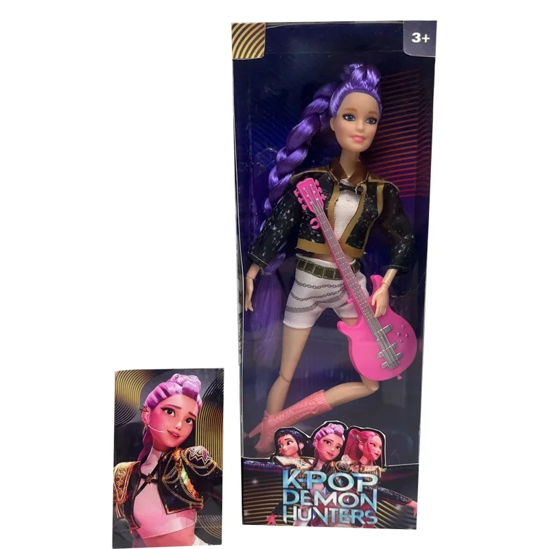 

Netflix Kpop Demon Hunters Action Figures -Derpy Tiger Sussy Rumi Mira Zoey, Colorful Lights Theme Song Toy, Fans Christmas Gift