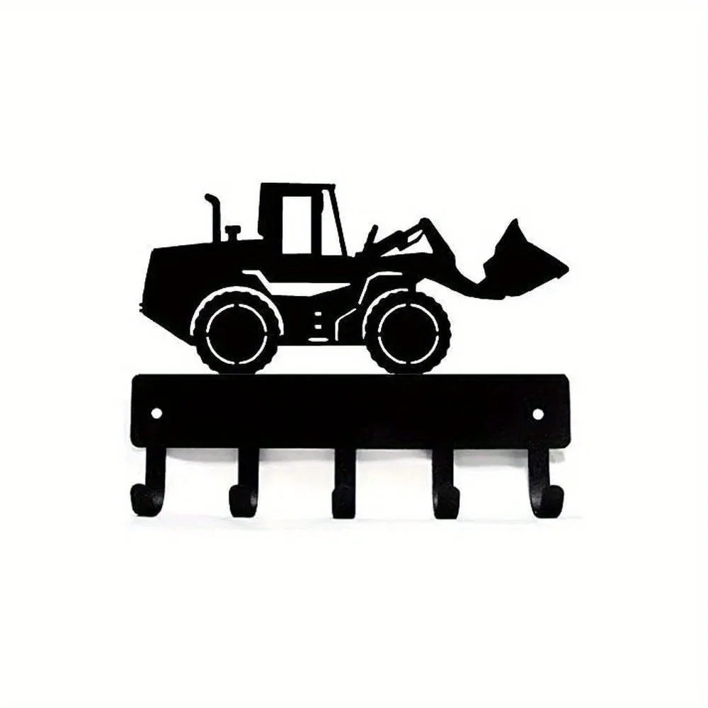 CIFBUY Metal Wall Art Front End Loader Iron Sculpture Hanging Sign Outdoor Garden Yard Decor Home Ornament Gift Rustic Style