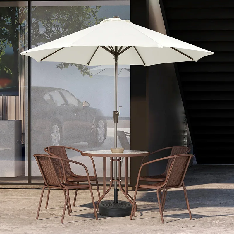 

Outdoor Beach Leisure Creative Hand Steering Column Umbrella In Courtyards Umbrella Advertising Umbrella Cafe Sunshade Umbrella