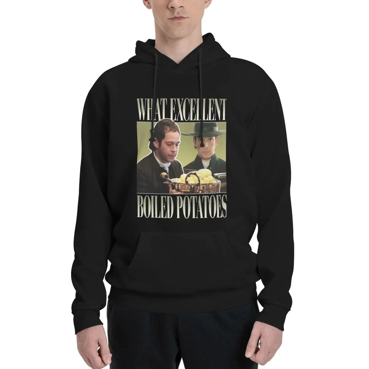 

Pride And Prejudice Boiled Potatoes Polyester Hoodie Men's Sweatershirt Warm Dif Colors Sizes