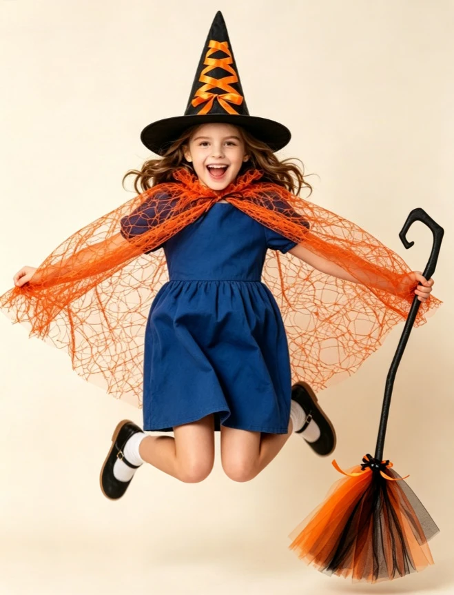 Girl Princess Cloak Set Crown Necklace Gloves Accessories Dress up Set Children's Day Gift Festive Outfit Cute and Elegant Style