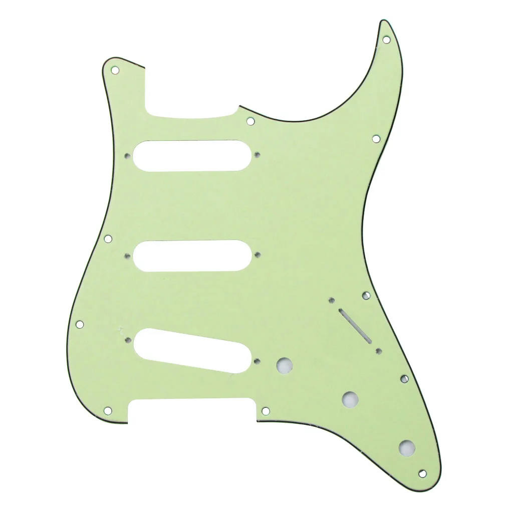 FLEOR SSS 11-Loch-Gitarren-Schlagbrett ST-Kratzplatte mit Schrauben für Gitarrenzubehör, 13 Farben zur Auswahl – Detail 30