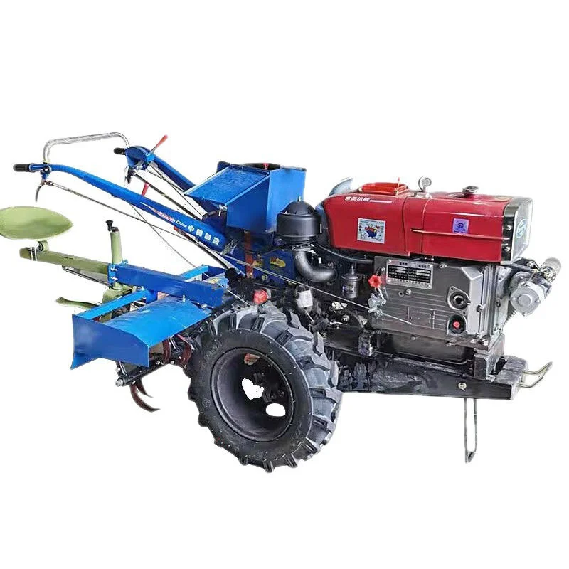 Premium Quality 15hp 18hp 20hp 22hp Farm mini diesel Power Tiller Two Wheel Mini Walking hand tractor wholesale