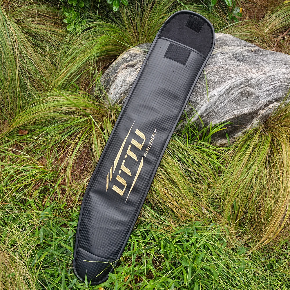 Archery Recurve Bow Handle Bag Protective Cover PU Durable Recurve Takedown Longbow Outdoor Hunting Shooting Bow Riser Case