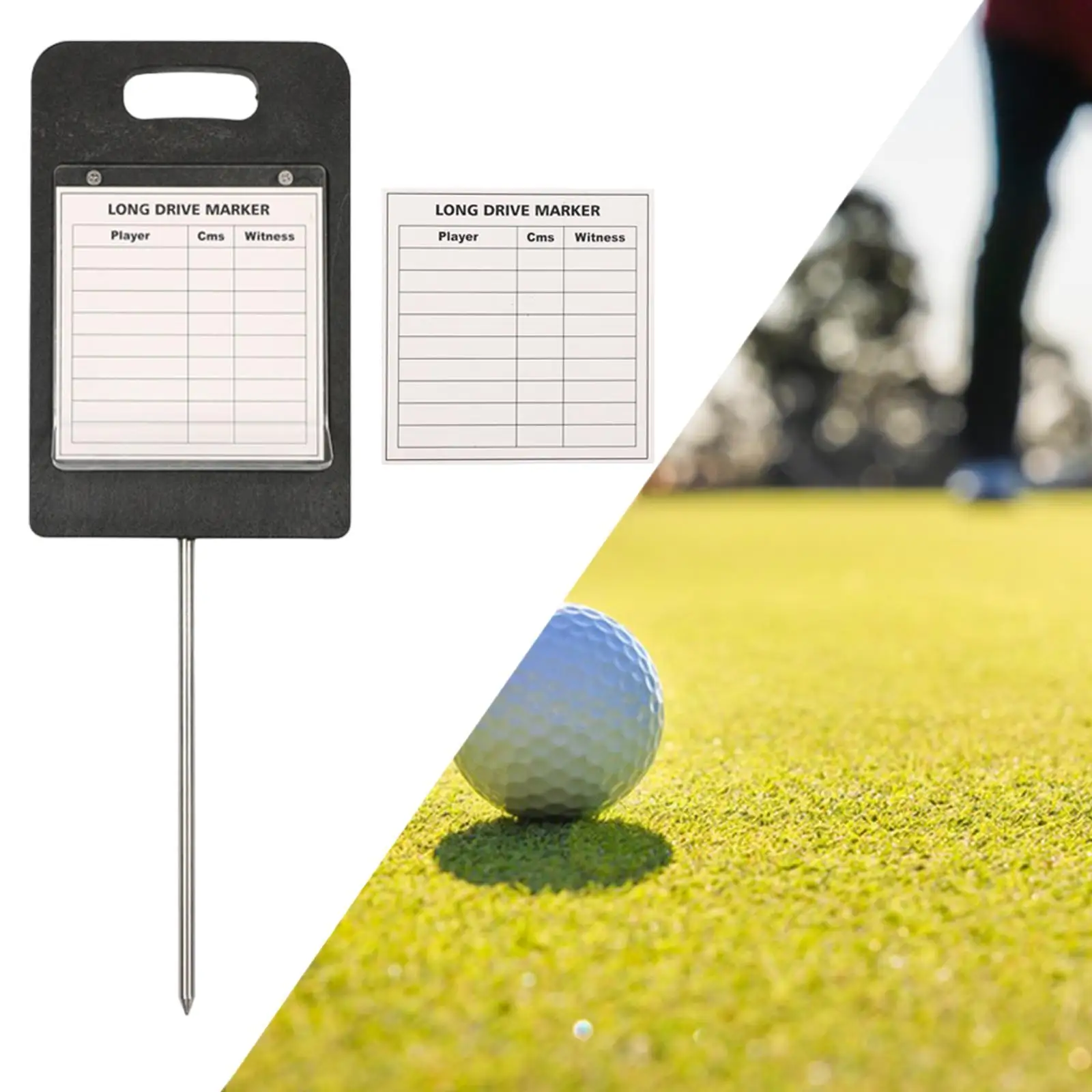 Golf Scoreboard Golf Coaches Board Scorekeeper Golf Accessory Golfer Gift Handheld Sports Writing Board Golf Score Keeper Device