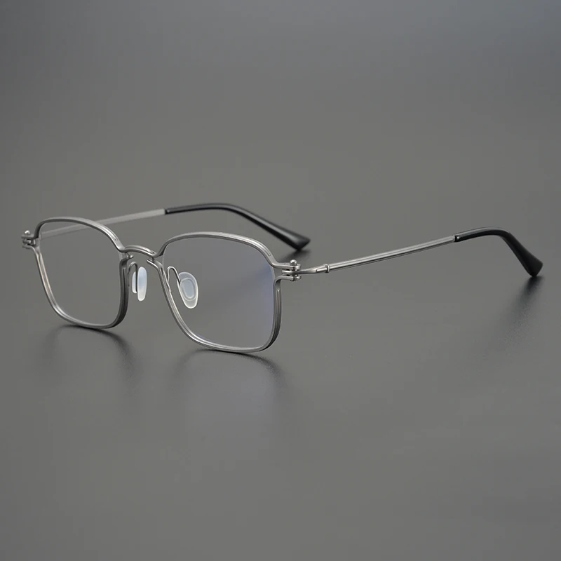 2023 Japanese Design Titanium Square Glasses Frame Men Women Fashion Retro Prescription Reading Eyeglasses Eyewear Gafas Light