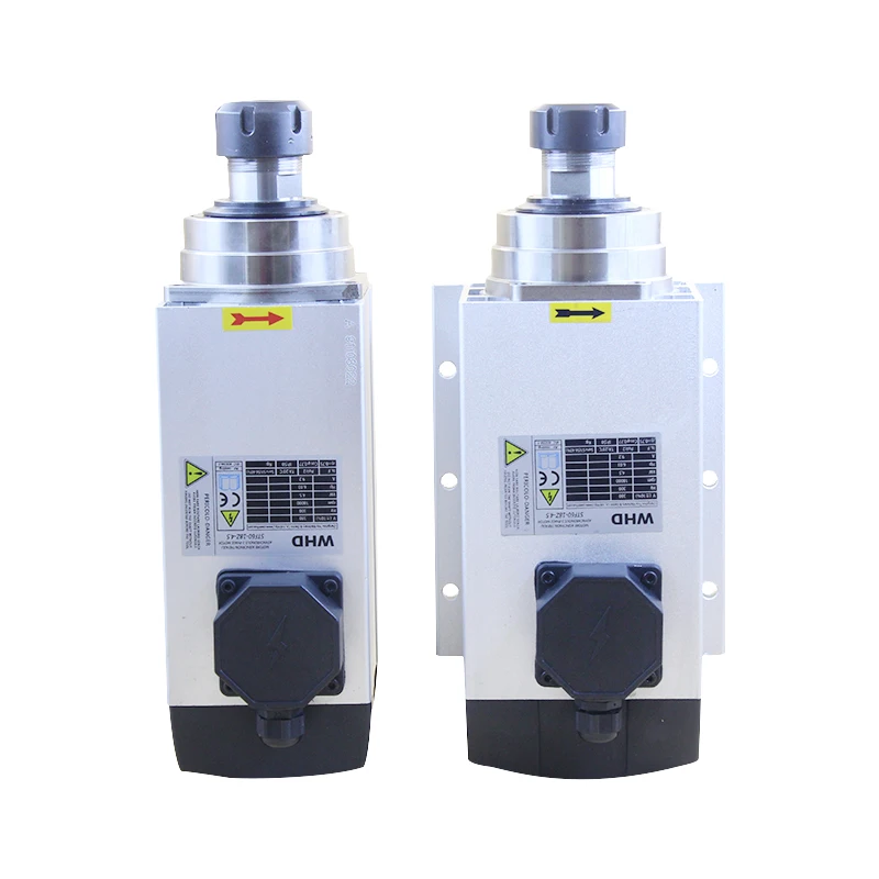 CNC Router Parts WHD Spindle Air-cooled Spindle 4.5KW Lathe High-speed Carpentry Engraving And Milling Motorized Spindle Motor