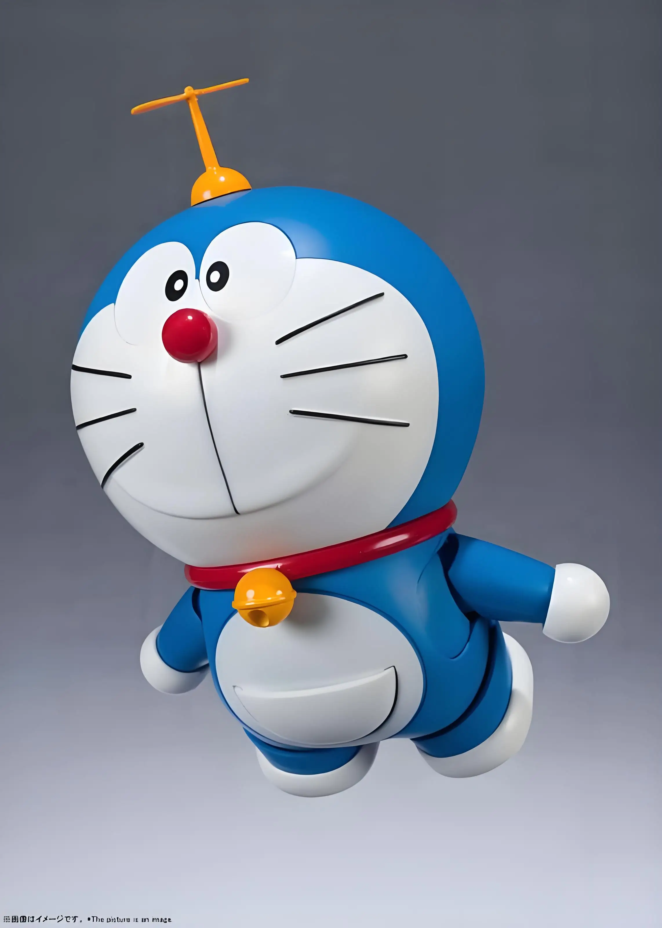 반다이 오리지널 모델 키트 SHF 노비타 애니메이션 도라에몽 액션 피규어 모델 장난감 수집품 모델 장식품 어린이 소년을위한 선물