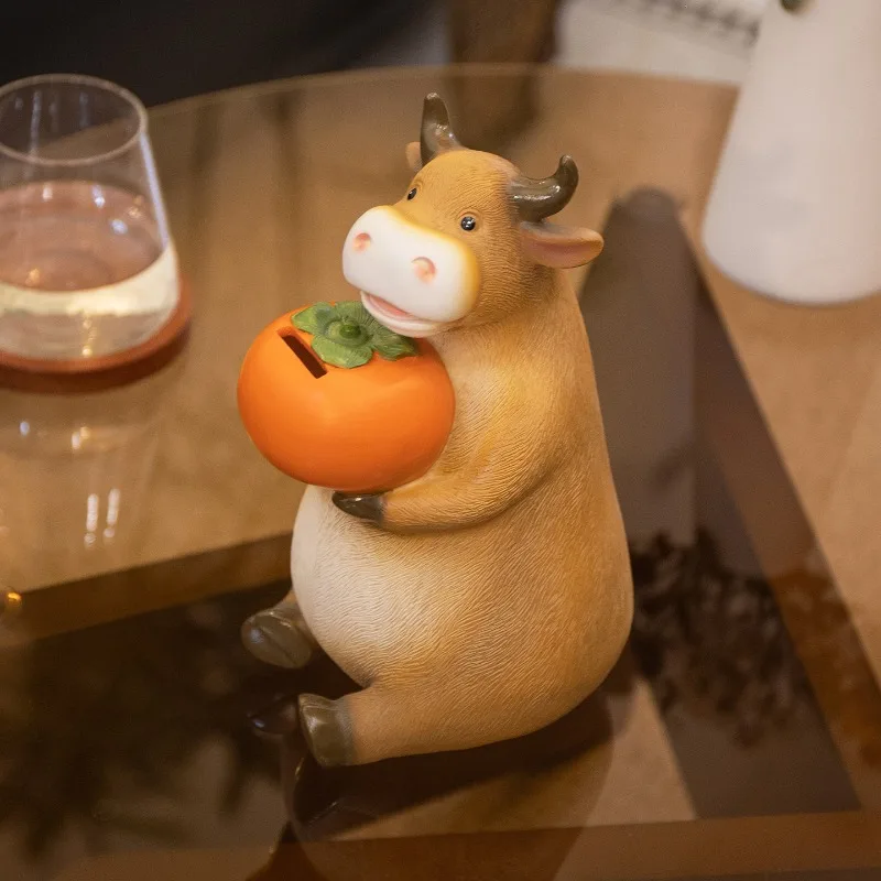 Storage Cattle Money Boxes Accent Nordic Luxury Design Aesthetic Cute Save Space Piggy Bank Cheap Skarbonka Room Decorations