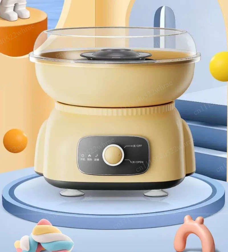 Mini Household Cotton Candy Maker Portable Sweet Floss Machine For Kids Home DIY Snack Making Equipment