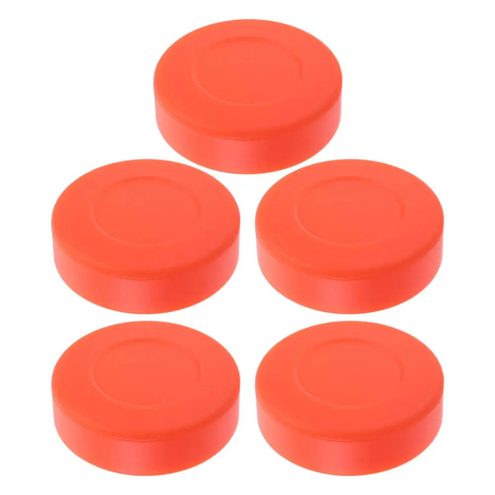 

5Pcs Professional Ice Hockey Training Puck Matte Grip PVC Construction for Indoor Outdoor Practice Hockey Skill Development