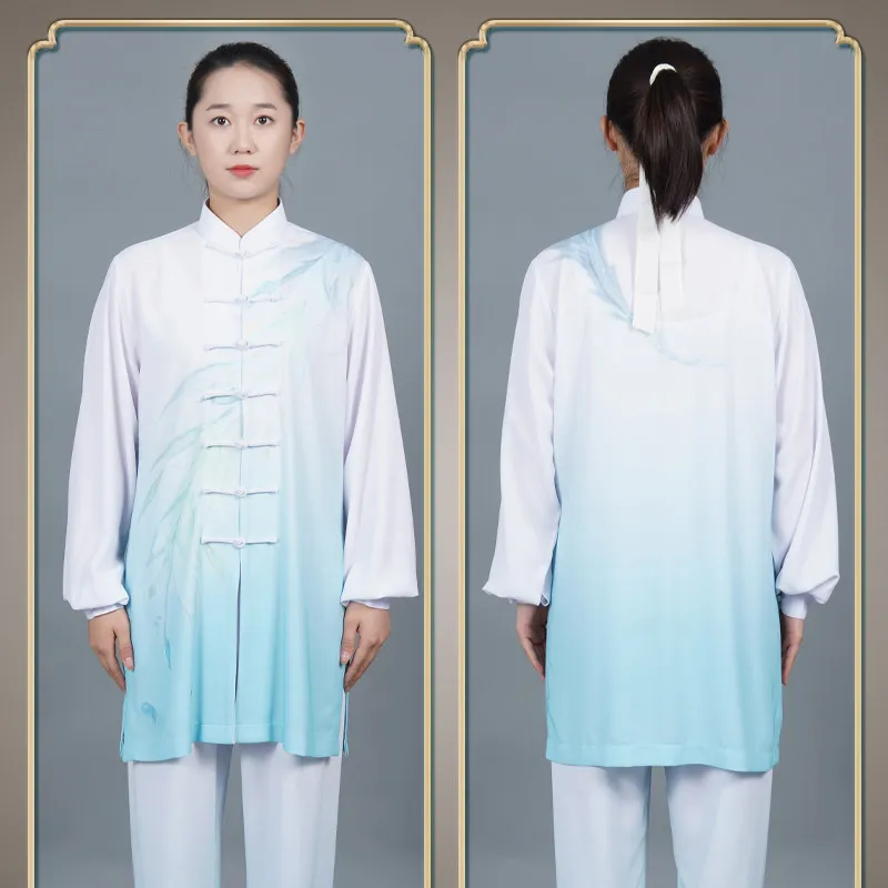 New Unisex Spring-Summer-Autumn Lightweight Breathable Chinese Style Tai Chi Martial Arts Uniform for Performance and Daily Wea 3