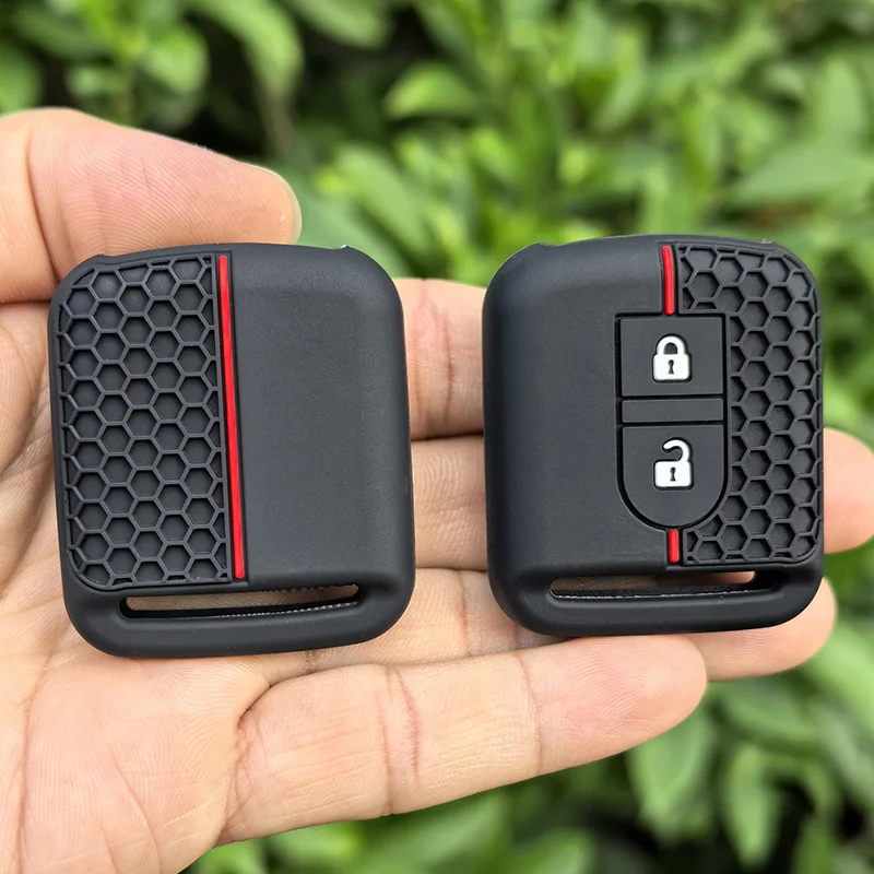 

2026 Car Key Silicone Case Fob Rubber Cover For Nissan Micra K12 Note Navara Qashqai J10 Primera Almera Sunny X-Trail
