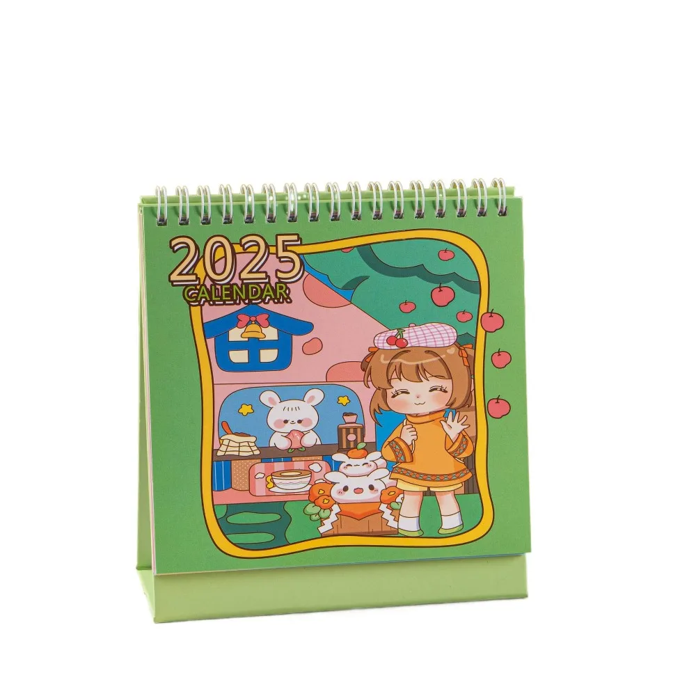 

Планирование мультфильма 2025 календарь Список дел Время Дата Мини-настольный календарь Повестка дня Корейский стиль Постоянный флип-календарь Управление временем