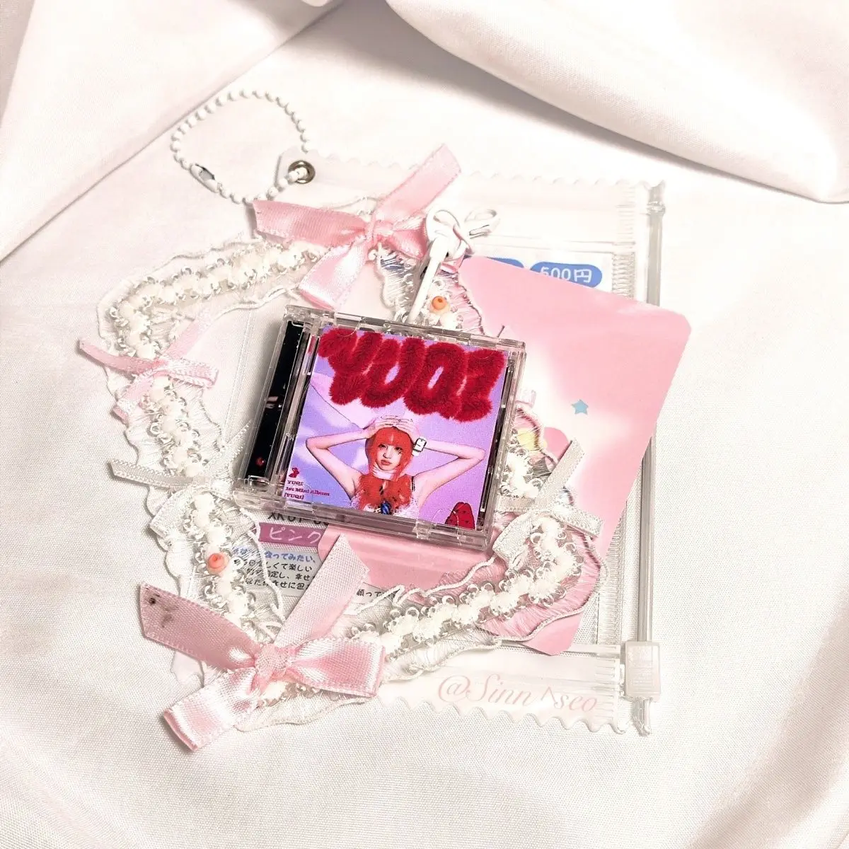 Kpop Idol GIDLE Acrylic Keychain Key Chain YUQI Accessories Key Ring Pendant Keyring Gifts Fans Collection