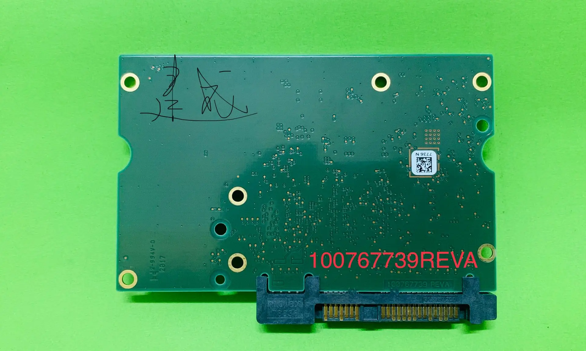 Seagate SAS 100767739 REV A/7736N hard disk circuit board for data recovery