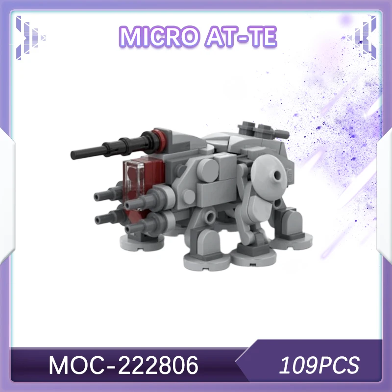 

109P Space Battle Miniature DIY Micro AT-TE Building Block Model Brick Small Particle Set Creative Collectibles Gifts MOC-222806