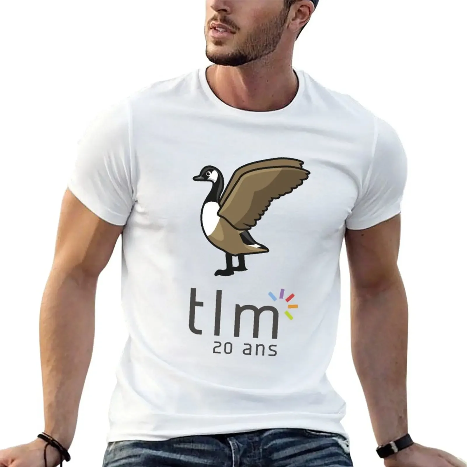 Geese 20 years old TLM T-Shirt quick drying baggy shirts mens clothes