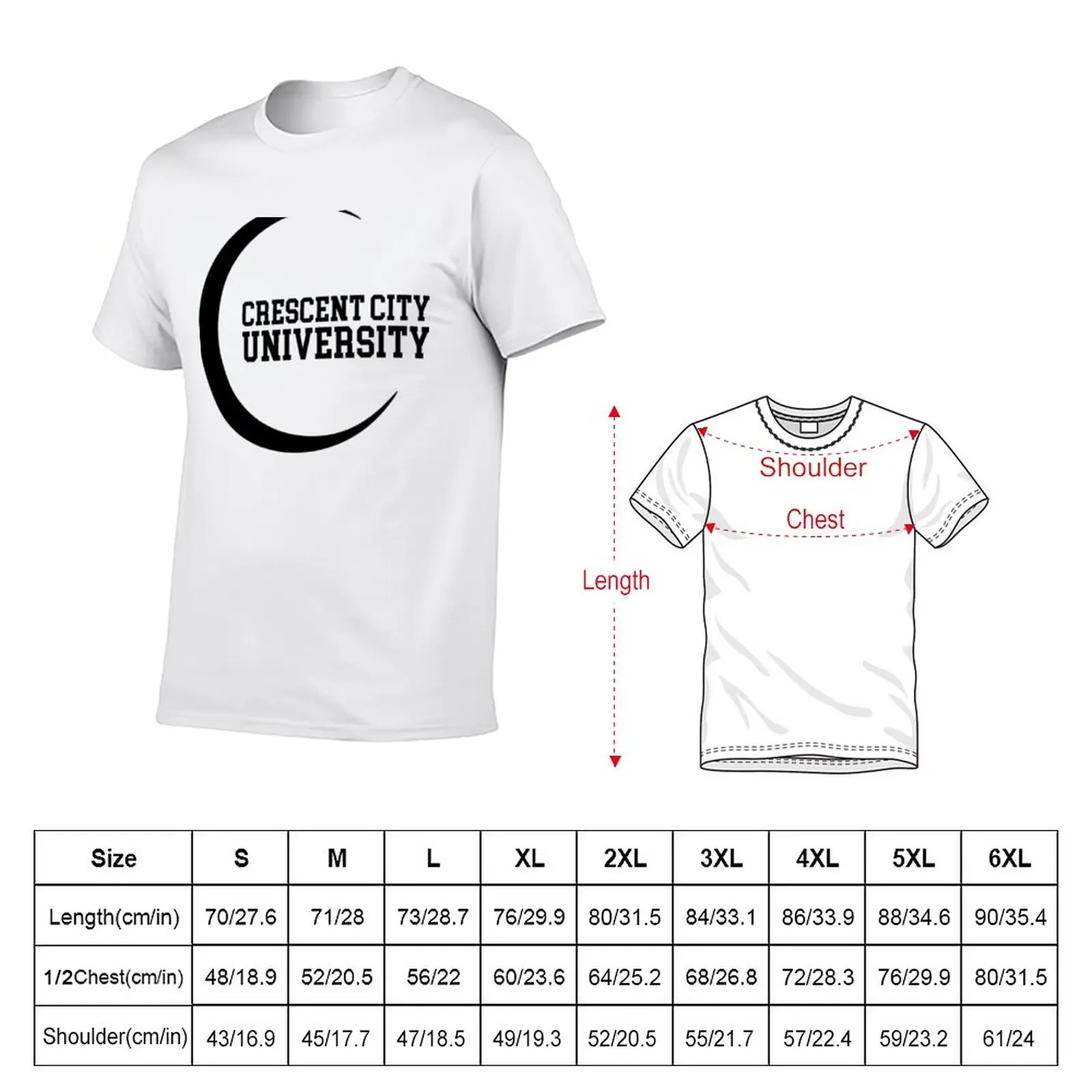 Crescent City University T-Shirt tees summer clothes men t shirts