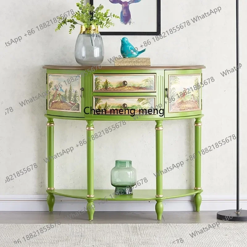 

RR Nordic Modern Console Table Trendy Luxury Classic Aesthetic Console Table Elegant Premium Wohnzimmer Tisch Living Room Furnit