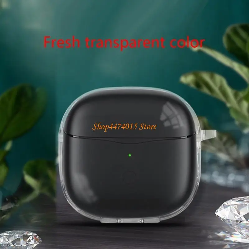 K1AA Kompatibel untuk Soundpeats Air3 Shockproof Wireless Earphone Lengan Tanah Tahan Tahan Housing Washable Cover TPU