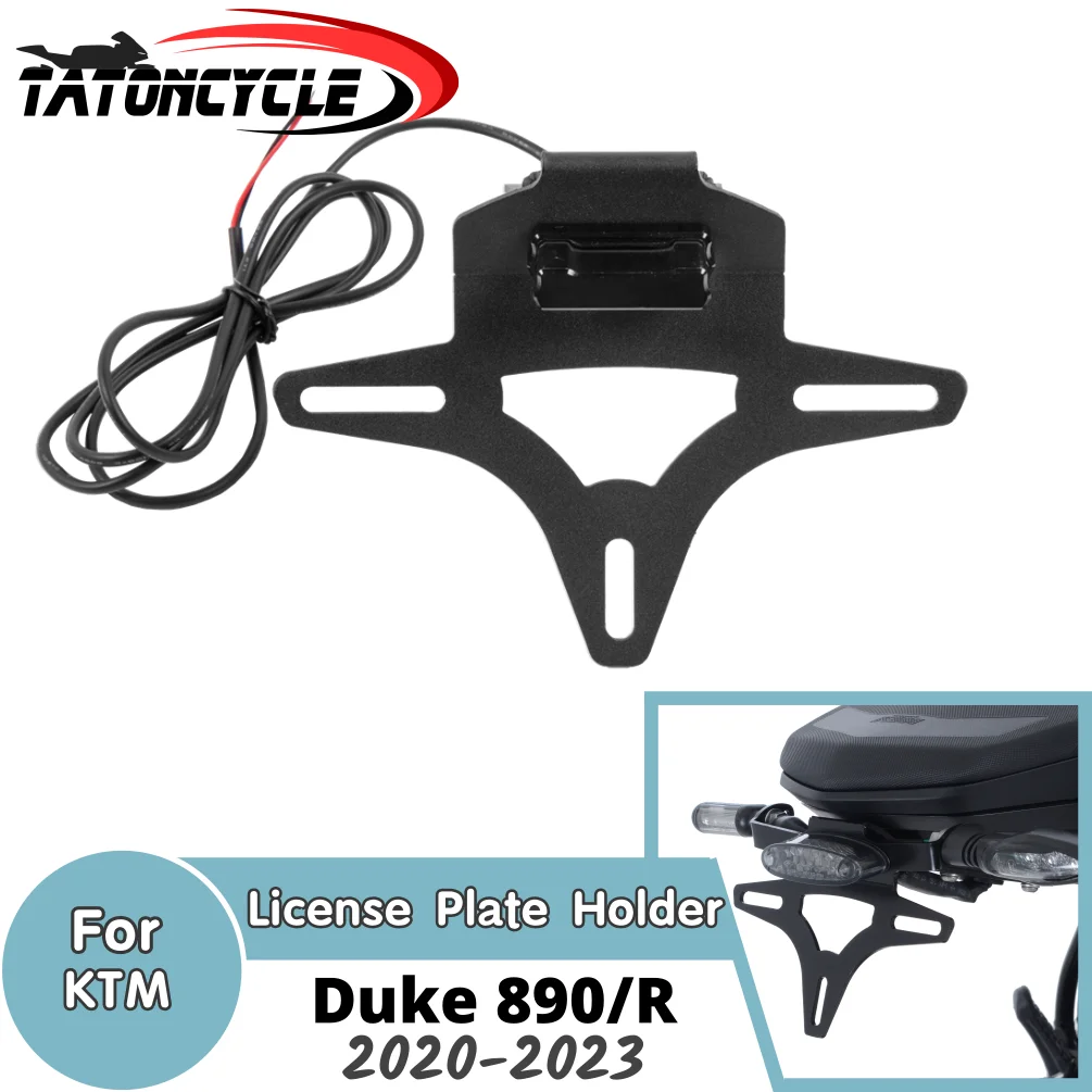 

For Duke 890 License Plate Holder For KTM Duke890 R 2020-2023 2022 Motorcycle Tail Tidy Fender Eliminator Bracket Accessories