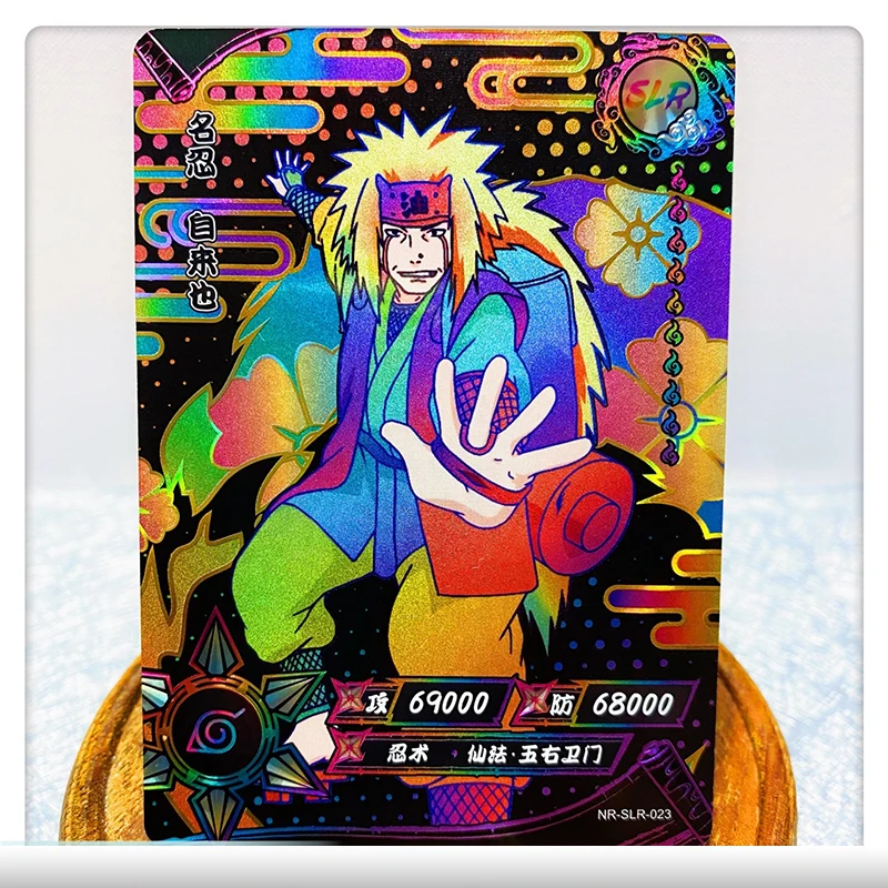 Naruto New Slr Card Anime Uzumaki Naruto Inuzuka Kiba Namikaze Minato Orochimaru Game Collection Children's Toys Birthday Gifts