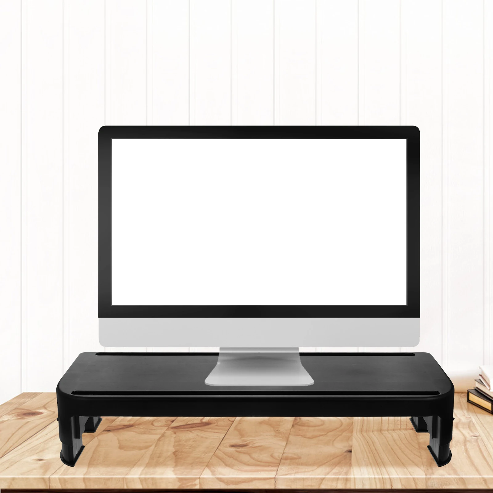 

Plastic Monitor St Laptop Rack Nonslip Large Space Desktop ganizer Computer Holder Adjustable Heightening Bracket Storage