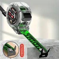 3-10M Self Locking Tape Measure High Precision Fluorescent Scale Wear Resistant Drop Proof Ruler for Construction Measurement