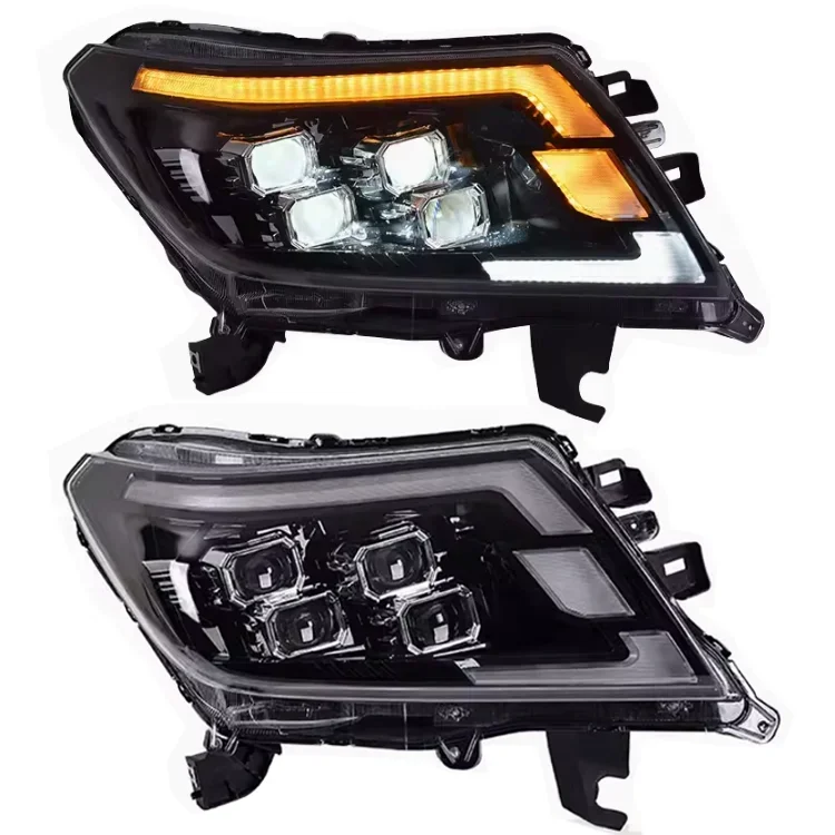 

Popular Hot sell Hot Sell Full Led Navara Np300 Headlights Upgrade 4 Lens Head Lamp For Nissan Navara 300 2014-2022 Pickup Head